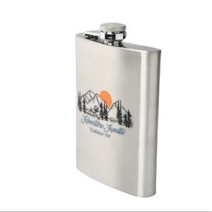 Ozark trail Flask with funnel stainless steel 7.5oz